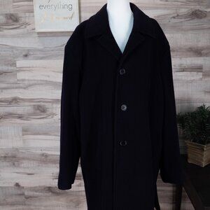 Mario Valente Italian mens wool & cashmere coat